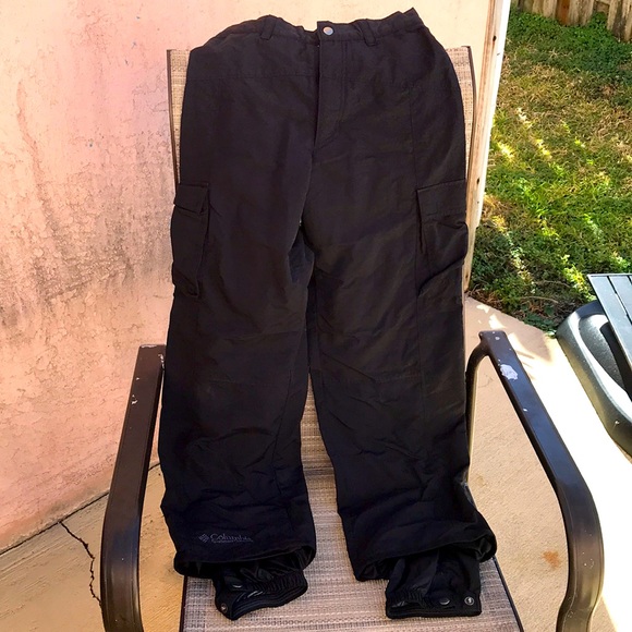 Columbia Men's Black Cargo Pants - Picture 1 of 5